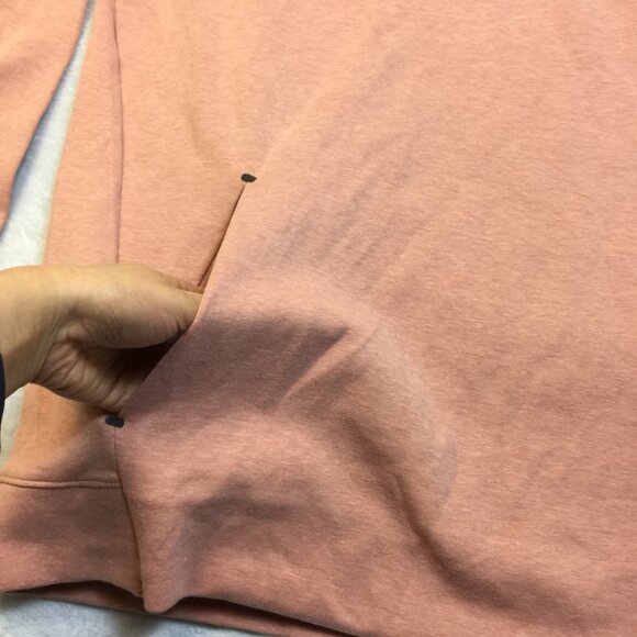 New! Old Navy Active Hoodie Sweatshirt XL Coral Dynamic Fleece 4 Ways Stretch - Picture 13 of 15